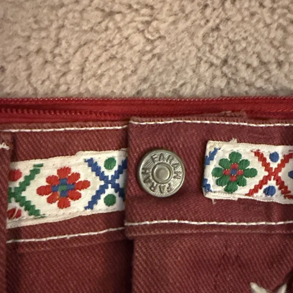 Vintage Farah Denim Jeans Purse